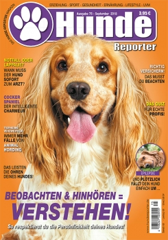 Hunde-Reporter - Ausgabe 75 - September 2018