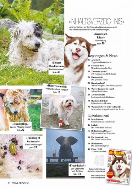 Hunde-Reporter - Ausgabe 46 - April 2016